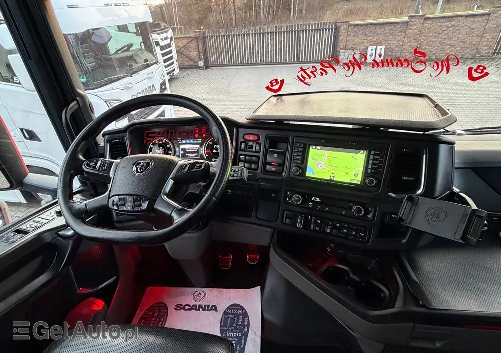 SCANIA 580s Scania z Niemiec ASO kontrakt serwisowy idealny stan v8 4x2 