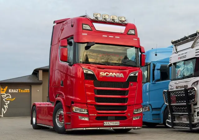 SCANIA 580s Scania z Niemiec ASO kontrakt serwisowy idealny stan v8 4x2 