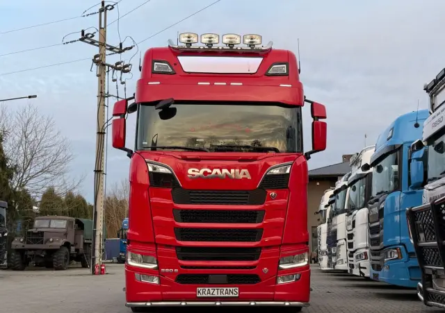 SCANIA 580s Scania z Niemiec ASO kontrakt serwisowy idealny stan v8 4x2 