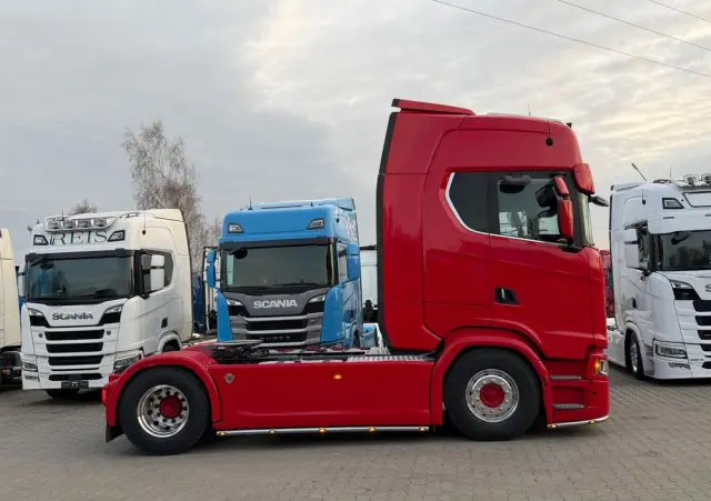 SCANIA 580s Scania z Niemiec ASO kontrakt serwisowy idealny stan v8 4x2 