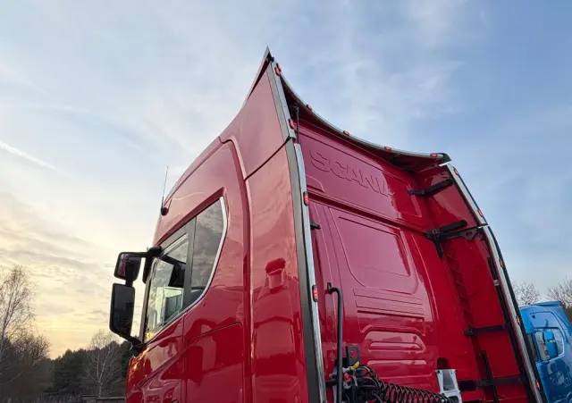 SCANIA 580s Scania z Niemiec ASO kontrakt serwisowy idealny stan v8 4x2 