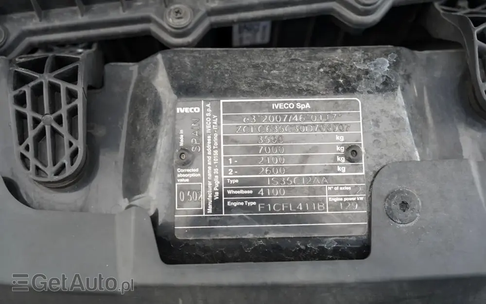 IVECO DAILY 35-180 / KONTENER / AUTOMAT HI-MATIC  / BLIŹNIAK / 2022 / SPROWADZONY 