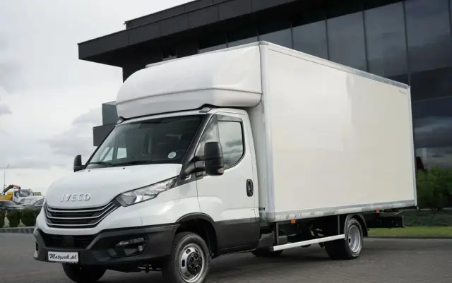 IVECO DAILY 35-180 / KONTENER / AUTOMAT HI-MATIC  / BLIŹNIAK / 2022 / SPROWADZONY 