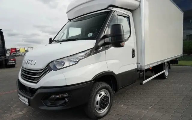 IVECO DAILY 35-180 / KONTENER / AUTOMAT HI-MATIC  / BLIŹNIAK / 2022 / SPROWADZONY 