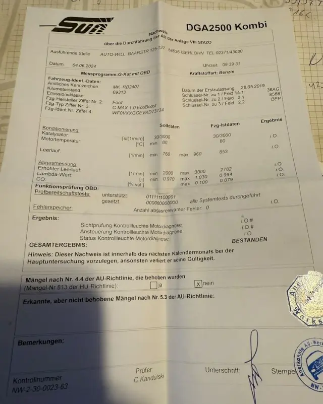 FORD C-MAX 1.0 EcoBoost Titanium ASS