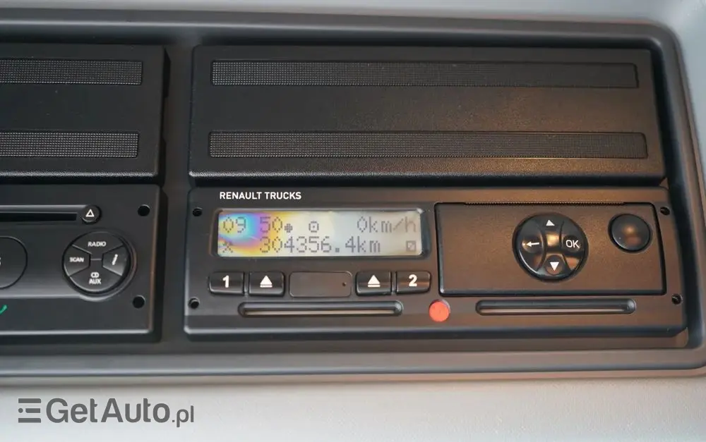 RENAULT K 480 / 8x4 / WYWROTKA DWUSTRONNA / HYDROBURTA / KLAPODRZWI  / SPROWADZONY / PO KONTRAKCIE SERWISOWYM 