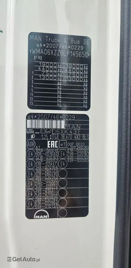 MAN TGX 18.470 XLX / STANDARD / AUTOMAT / RETARDER 