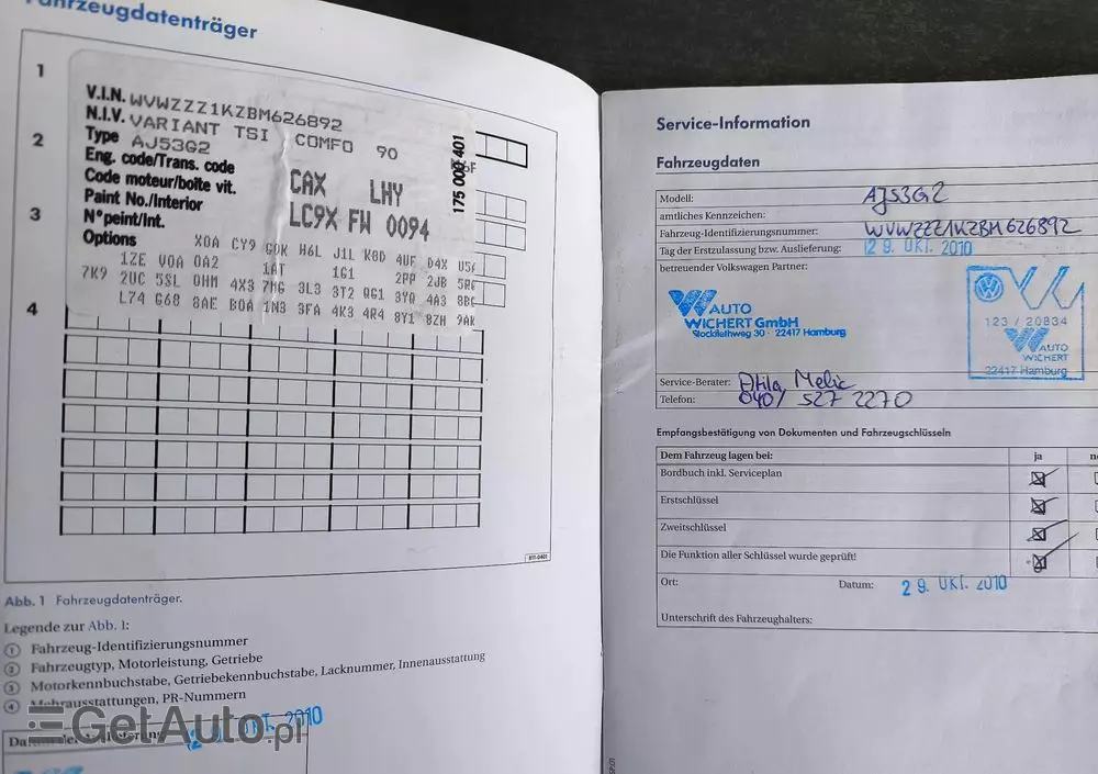 VOLKSWAGEN Golf Variant 1.4 TSI Comfortline