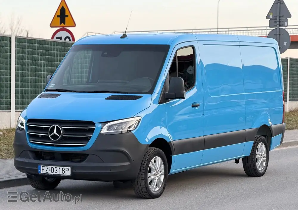 MERCEDES-BENZ SPRINTER // 319 CDI // 3.0 V6 190 KM // AUTOMAT // MAŁY PRZEBIEG //  BEZWYPADKOWY // L2H1 // FULL LED // SALON PL // 1 WŁ // 