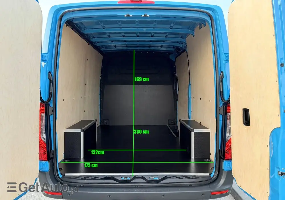 MERCEDES-BENZ SPRINTER // 319 CDI // 3.0 V6 190 KM // AUTOMAT // MAŁY PRZEBIEG //  BEZWYPADKOWY // L2H1 // FULL LED // SALON PL // 1 WŁ // 