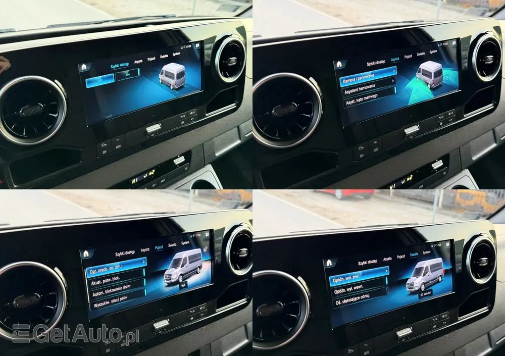 MERCEDES-BENZ SPRINTER // 319 CDI // 3.0 V6 190 KM // AUTOMAT // MAŁY PRZEBIEG //  BEZWYPADKOWY // L2H1 // FULL LED // SALON PL // 1 WŁ // 