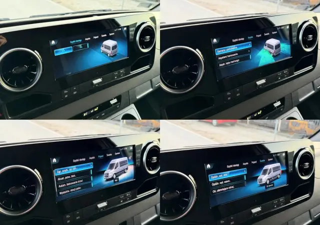 MERCEDES-BENZ SPRINTER // 319 CDI // 3.0 V6 190 KM // AUTOMAT // MAŁY PRZEBIEG //  BEZWYPADKOWY // L2H1 // FULL LED // SALON PL // 1 WŁ // 