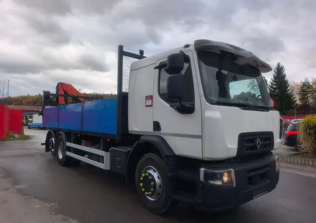 RENAULT Gama D 26.320 skrzynia hds palfinger PK15500 