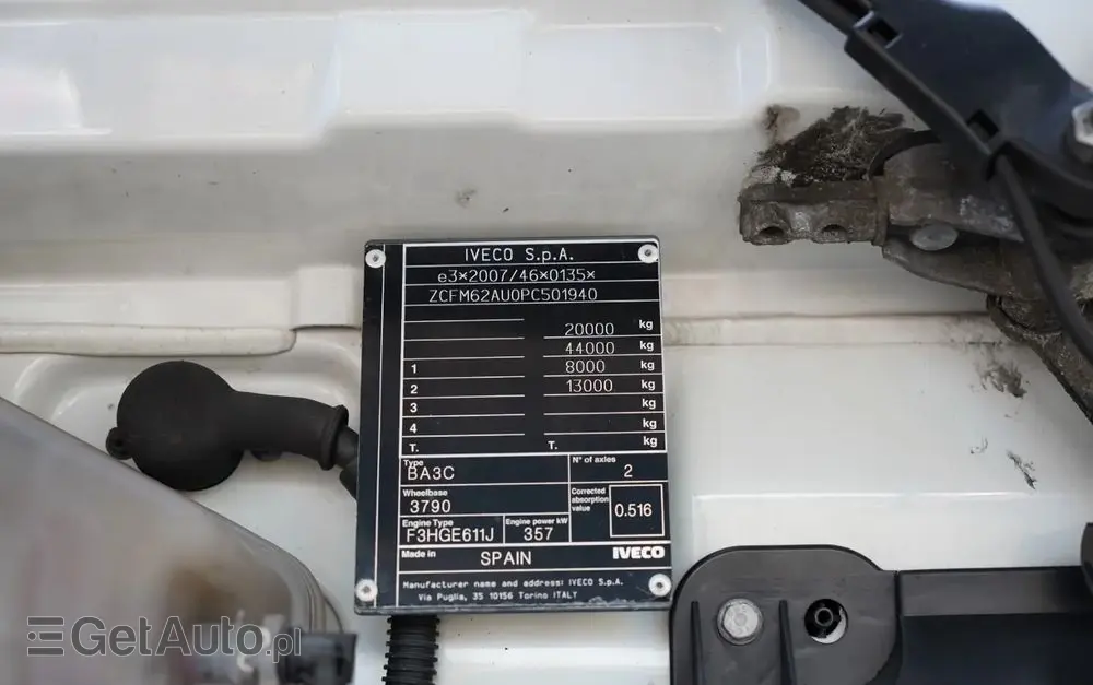 IVECO S-WAY / 490 / RETARDER / KLIMA POSTOJOWA 