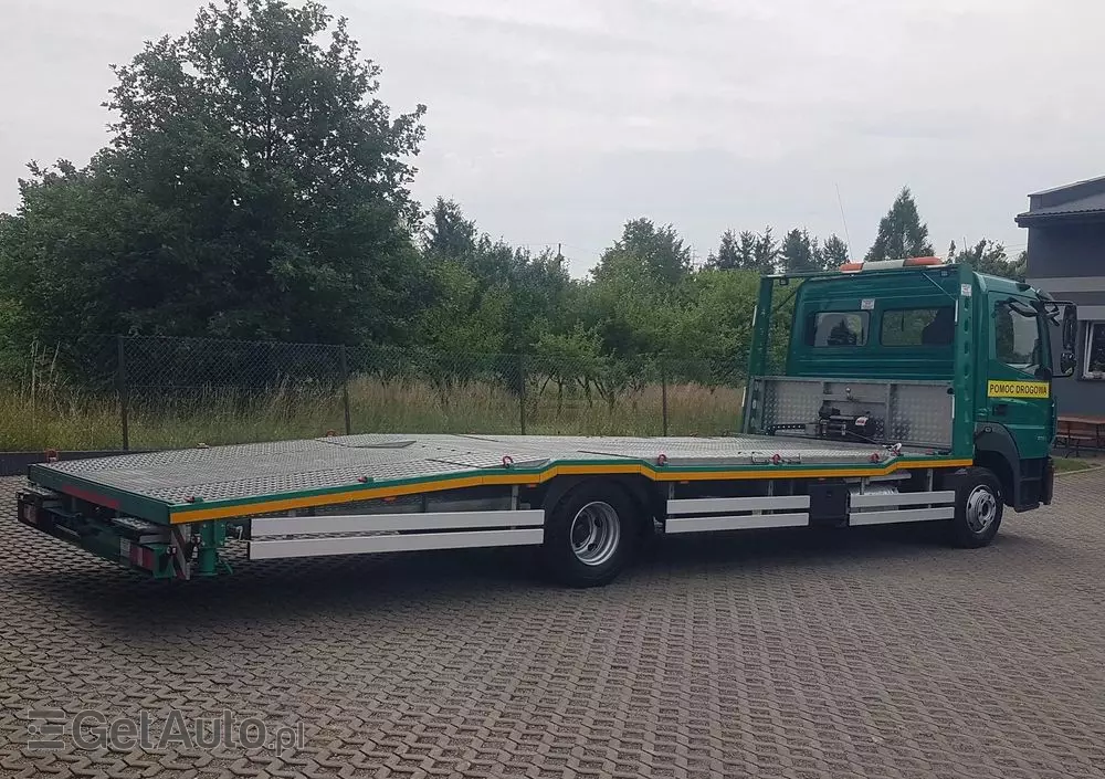 MERCEDES-BENZ ATEGO 1218 LAWETA POMOC DROGOWA AUTOLAWETA 4x2 ZAPADNIE 11 990 KG KLIMA NAJAZD 
