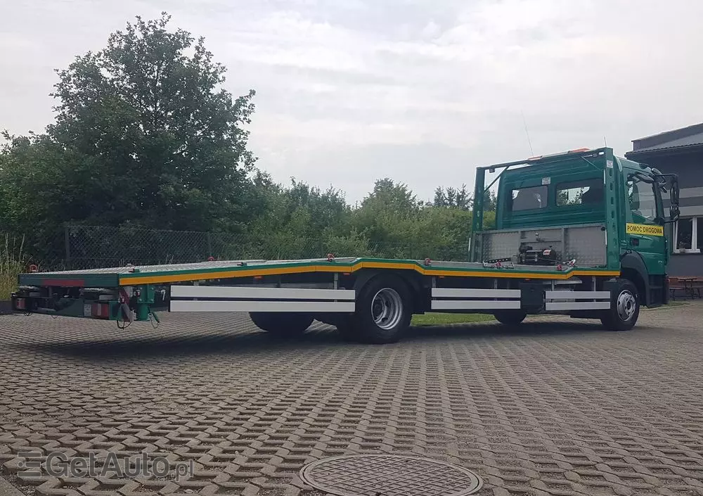 MERCEDES-BENZ ATEGO 1218 LAWETA POMOC DROGOWA AUTOLAWETA 4x2 ZAPADNIE 11 990 KG KLIMA NAJAZD 