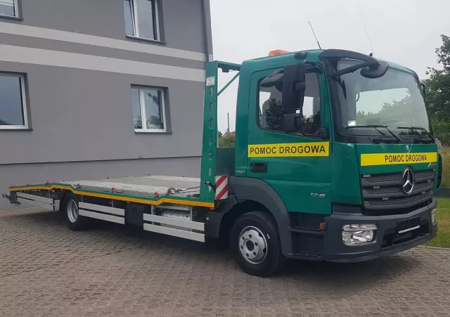 MERCEDES-BENZ ATEGO 1218 LAWETA POMOC DROGOWA AUTOLAWETA 4x2 ZAPADNIE 11 990 KG KLIMA NAJAZD 