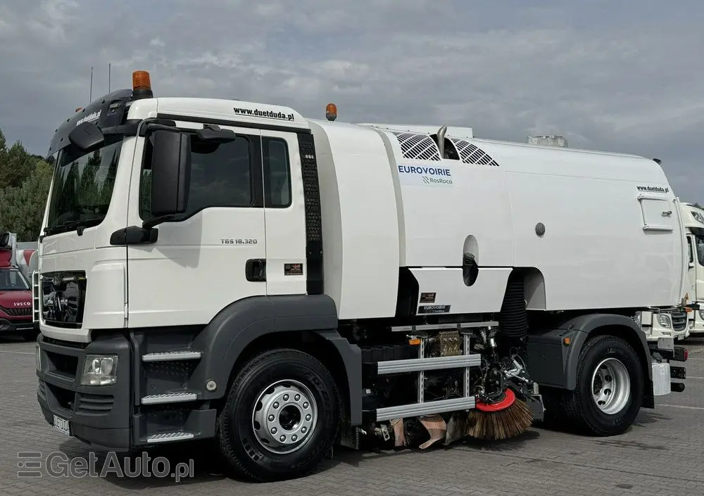 MAN TGS 18.320 E5 BUCHER OPTIFANT 8000 Zamiatarka Uliczna Euro 6 