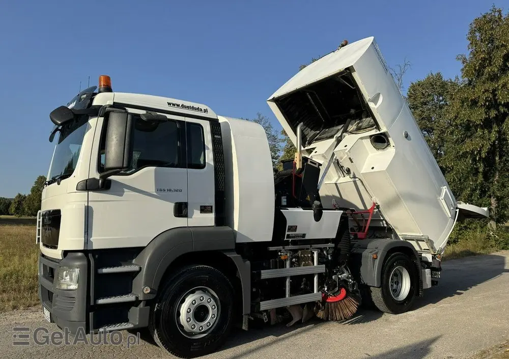 MAN TGS 18.320 E5 BUCHER OPTIFANT 8000 Zamiatarka Uliczna Euro 6 