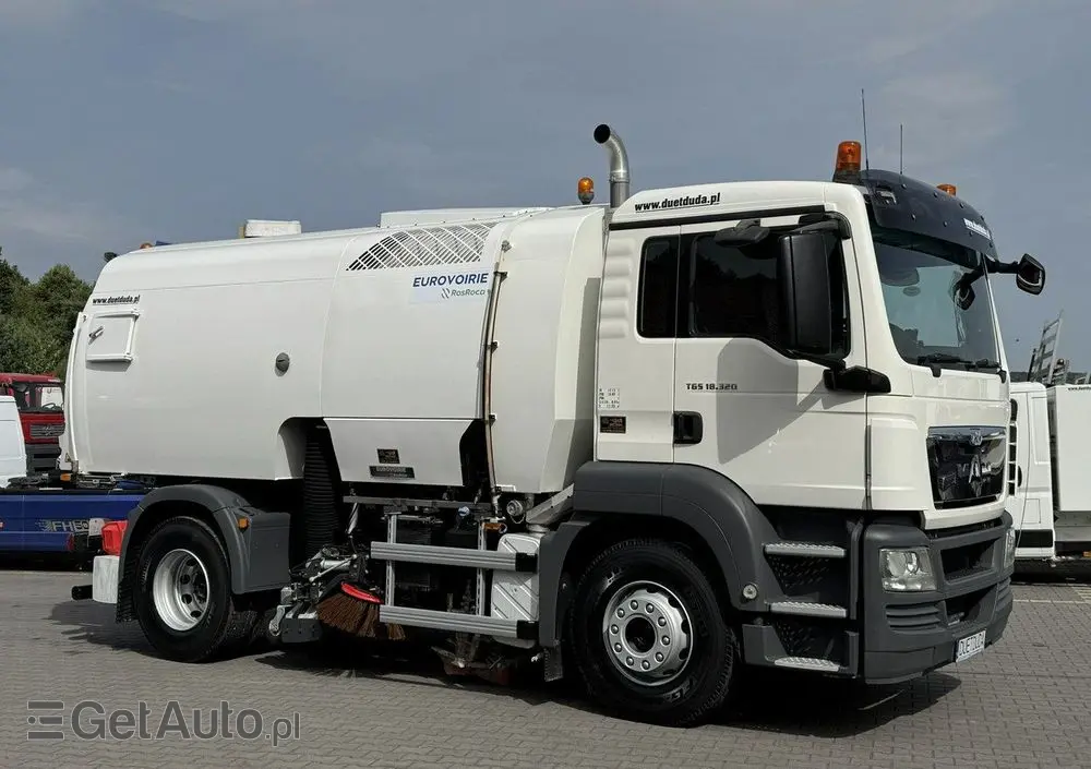 MAN TGS 18.320 E5 BUCHER OPTIFANT 8000 Zamiatarka Uliczna Euro 6 