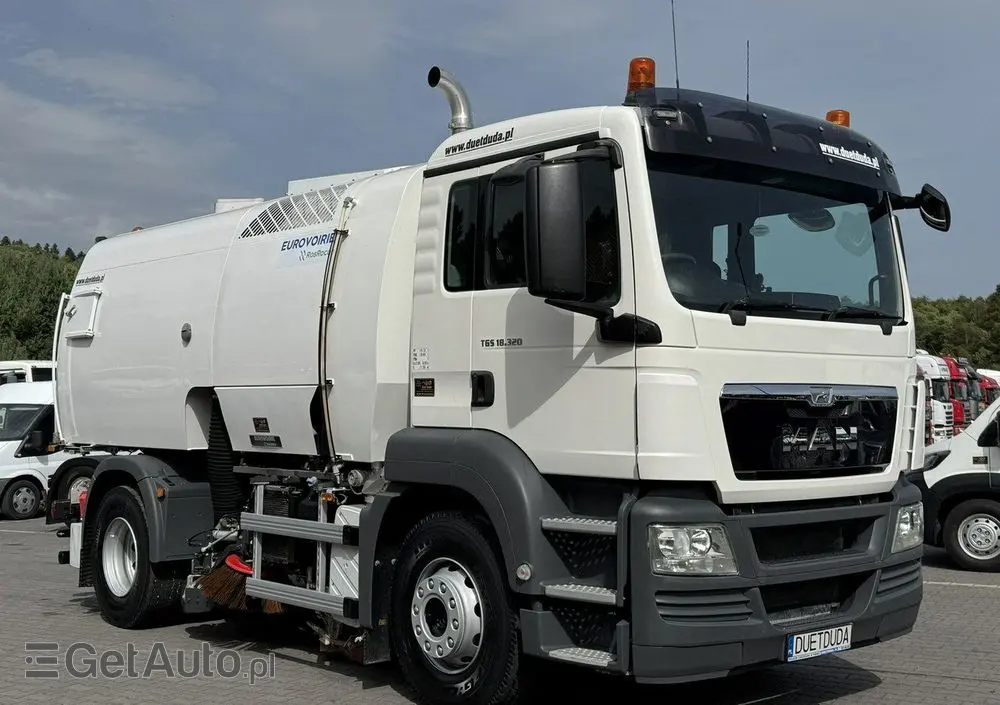 MAN TGS 18.320 E5 BUCHER OPTIFANT 8000 Zamiatarka Uliczna Euro 6 