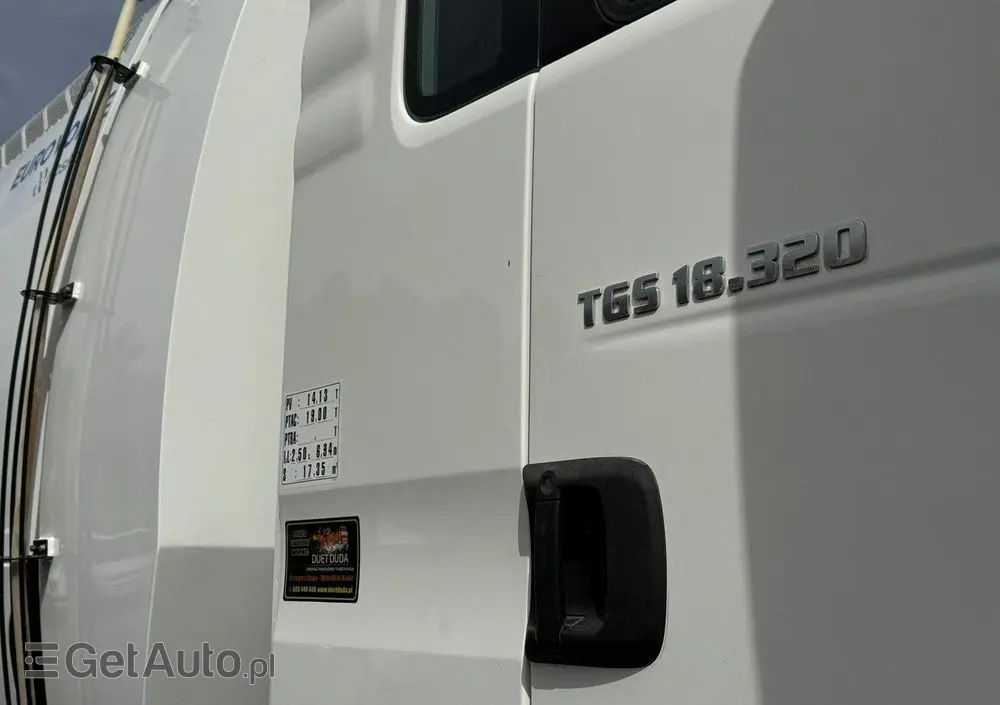 MAN TGS 18.320 E5 BUCHER OPTIFANT 8000 Zamiatarka Uliczna Euro 6 