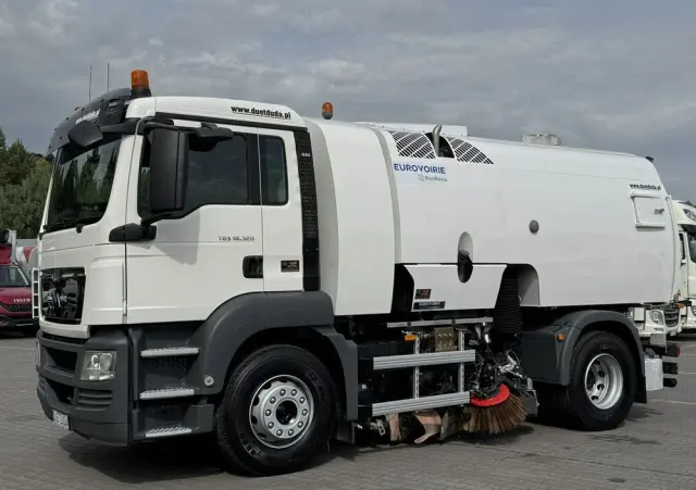 MAN TGS 18.320 E5 BUCHER OPTIFANT 8000 Zamiatarka Uliczna Euro 6 