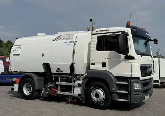 MAN TGS 18.320 E5 BUCHER OPTIFANT 8000 Zamiatarka Uliczna Euro 6 