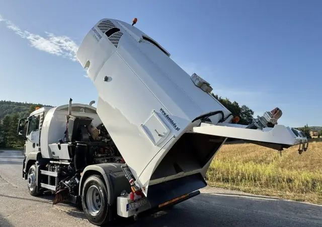 MAN TGS 18.320 E5 BUCHER OPTIFANT 8000 Zamiatarka Uliczna Euro 6 