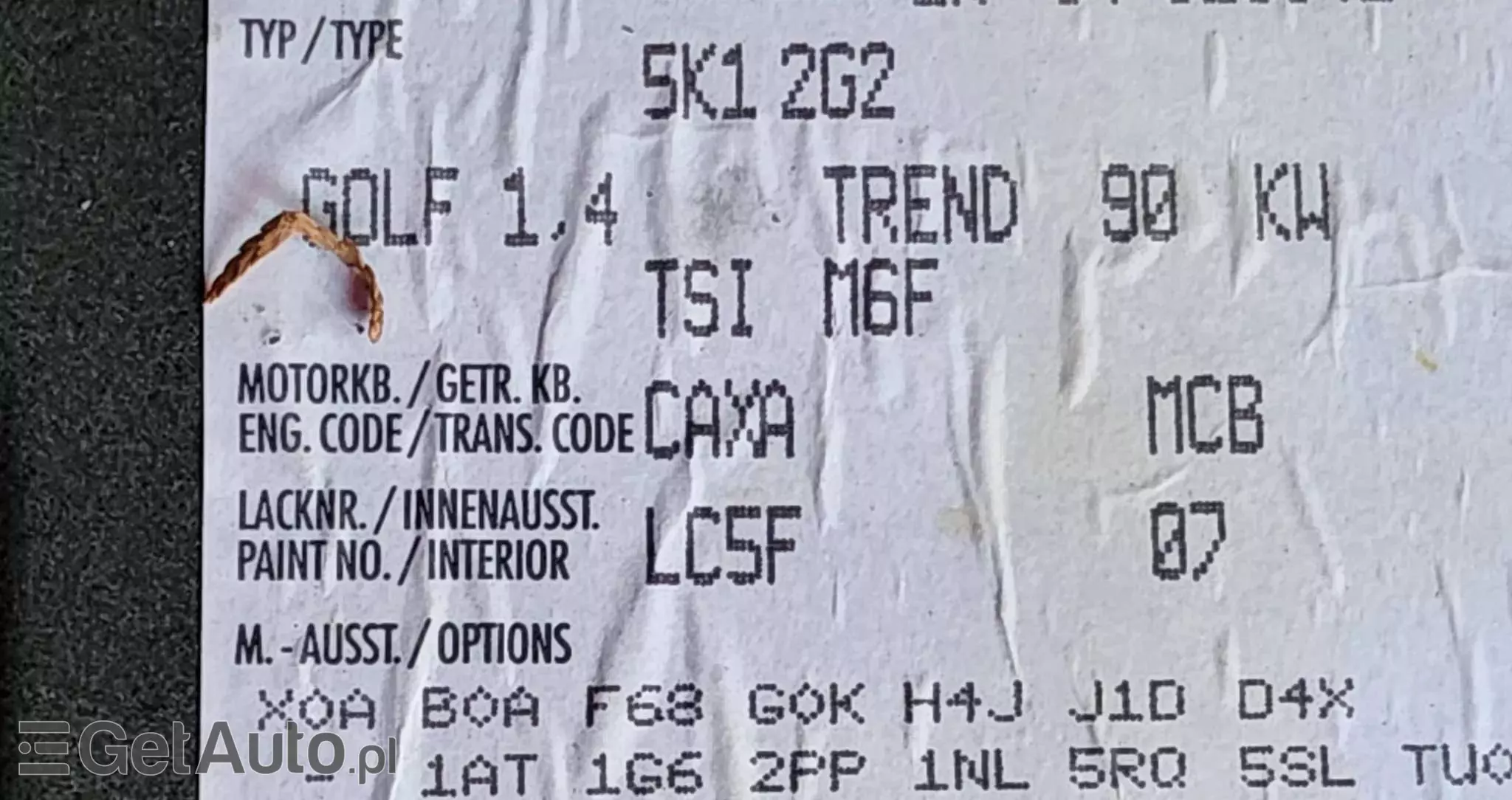 VOLKSWAGEN Golf VII 1.4 TSI BMT Comfortline