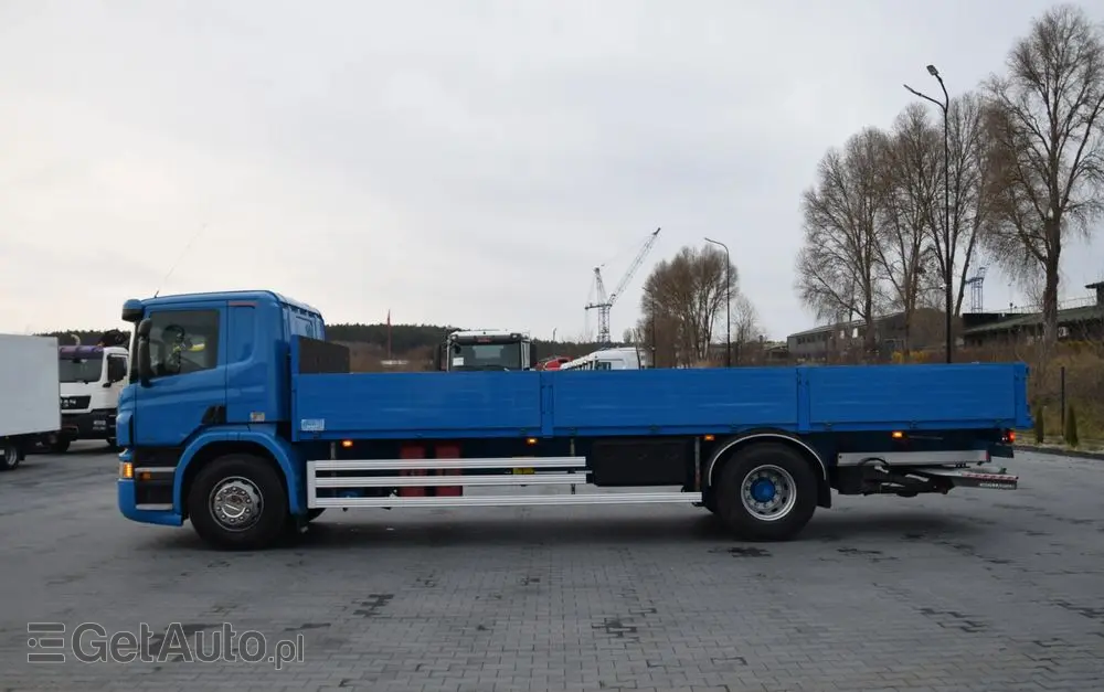 SCANIA P250 / EURO 6 / SKRZYNIA 7.8 M / WINDA DHOLLANDIA / PODUSZKI NA TYLNEJ OSI / RETARDER / KLIMA / TEMPOMAT / SERWISOWANY / SPROWADZONY 