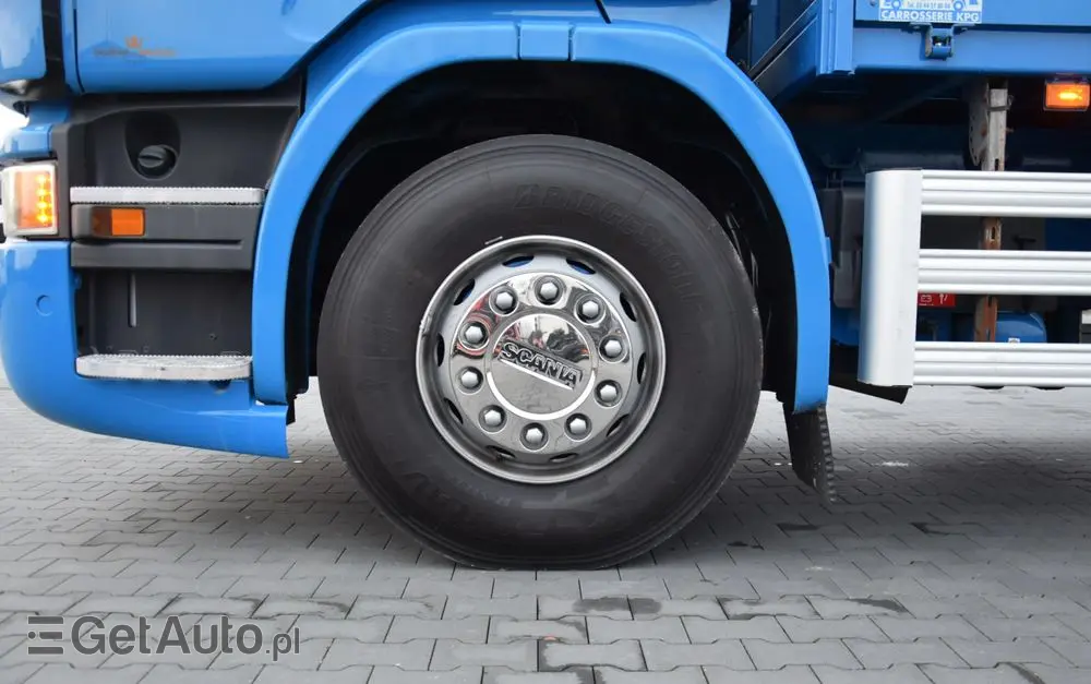 SCANIA P250 / EURO 6 / SKRZYNIA 7.8 M / WINDA DHOLLANDIA / PODUSZKI NA TYLNEJ OSI / RETARDER / KLIMA / TEMPOMAT / SERWISOWANY / SPROWADZONY 