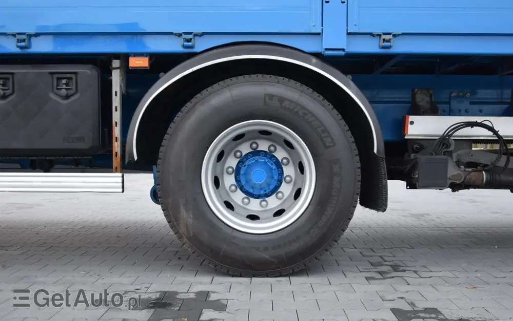 SCANIA P250 / EURO 6 / SKRZYNIA 7.8 M / WINDA DHOLLANDIA / PODUSZKI NA TYLNEJ OSI / RETARDER / KLIMA / TEMPOMAT / SERWISOWANY / SPROWADZONY 