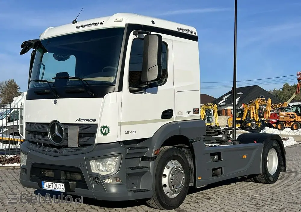 MERCEDES-BENZ ACTROS 1840 Euro 6 ADR HYDRAULIKA Niska Kabina Standard !!! 