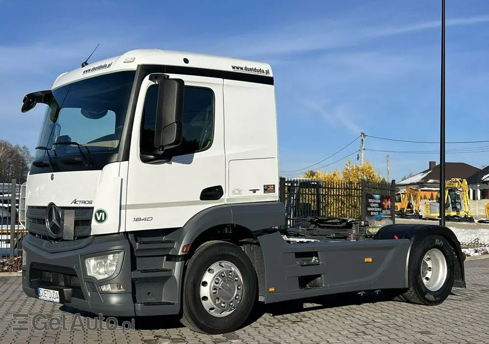 MERCEDES-BENZ ACTROS 1840 Euro 6 ADR HYDRAULIKA Niska Kabina Standard !!! 