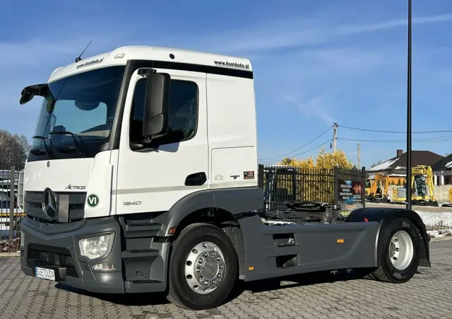 MERCEDES-BENZ ACTROS 1840 Euro 6 ADR HYDRAULIKA Niska Kabina Standard !!! 