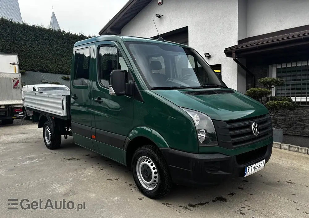 VOLKSWAGEN Crafter Doka 6 osób ze Skrzynką, Brygadówka Dubel kabina 