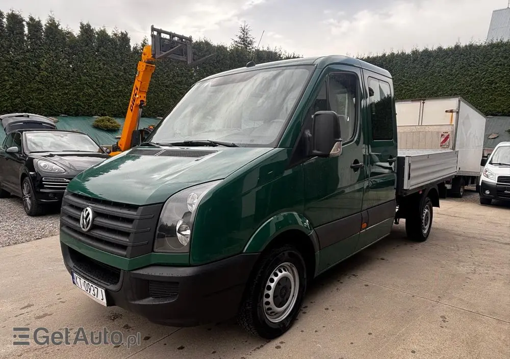 VOLKSWAGEN Crafter Doka 6 osób ze Skrzynką, Brygadówka Dubel kabina 