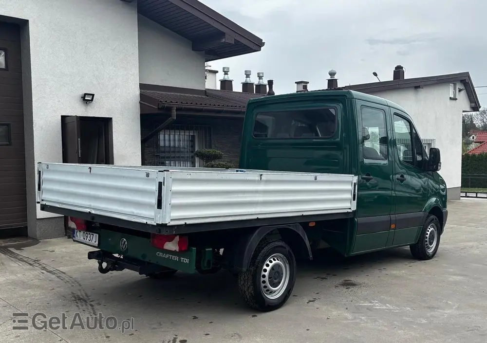 VOLKSWAGEN Crafter Doka 6 osób ze Skrzynką, Brygadówka Dubel kabina 