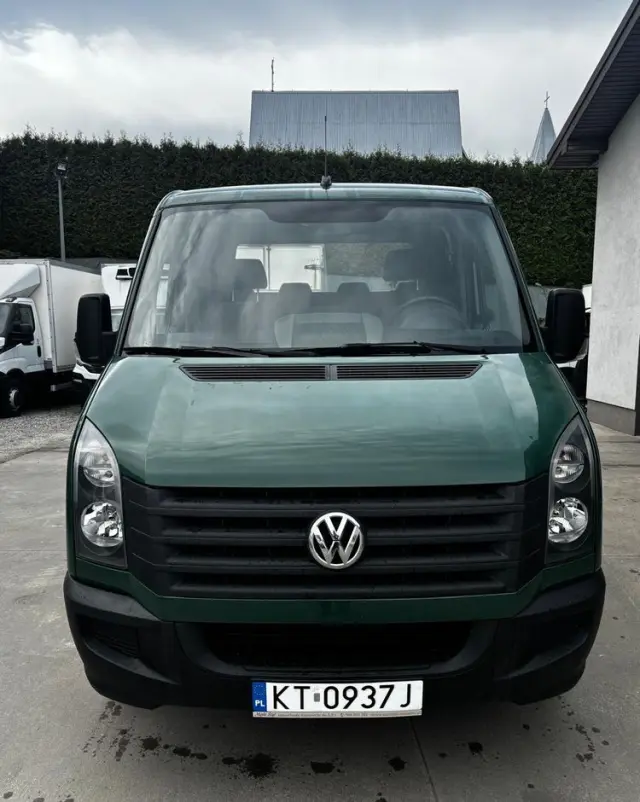 VOLKSWAGEN Crafter Doka 6 osób ze Skrzynką, Brygadówka Dubel kabina 