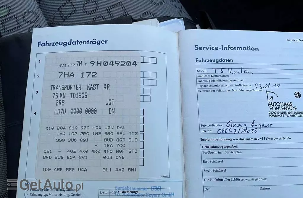 VOLKSWAGEN TRANSPORTER 