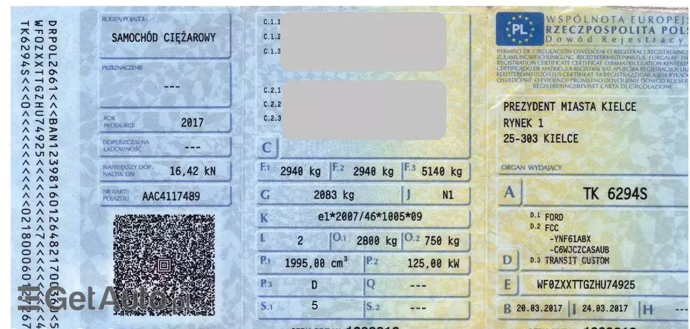 FORD TRANSIT CUSTOM 170 KM M6 Limited DCiV 290 L2 5 osobowy Brygadowy Krajowy I Właściciel Serwisowany Drzwi przesuwne z dwóch stron 