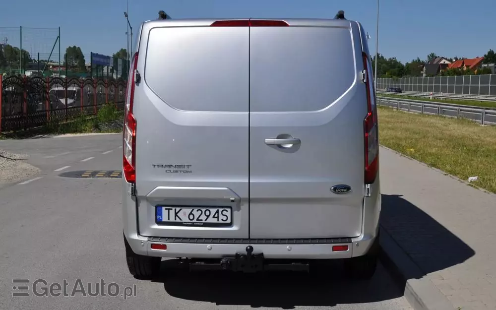 FORD TRANSIT CUSTOM 170 KM M6 Limited DCiV 290 L2 5 osobowy Brygadowy Krajowy I Właściciel Serwisowany Drzwi przesuwne z dwóch stron 