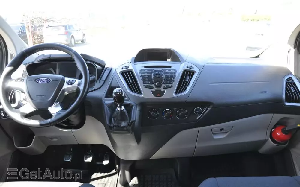FORD TRANSIT CUSTOM 170 KM M6 Limited DCiV 290 L2 5 osobowy Brygadowy Krajowy I Właściciel Serwisowany Drzwi przesuwne z dwóch stron 