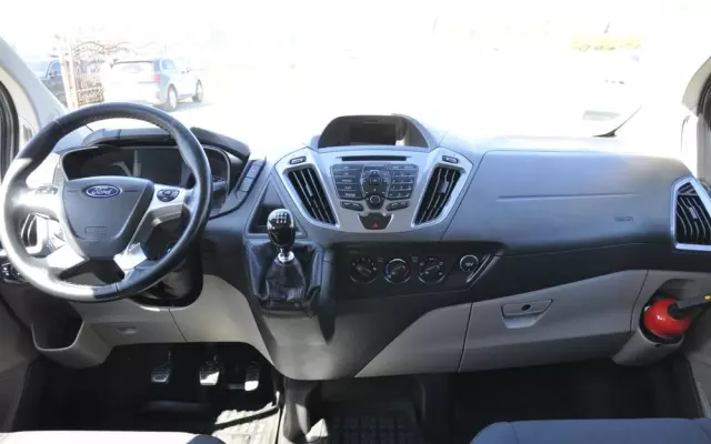 FORD TRANSIT CUSTOM 170 KM M6 Limited DCiV 290 L2 5 osobowy Brygadowy Krajowy I Właściciel Serwisowany Drzwi przesuwne z dwóch stron 