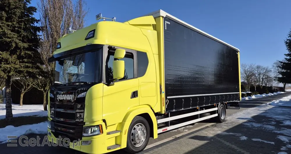 SCANIA SCANIA///G320///2021///RETARDER ///FIRANKA///VECON///18000KG/// DŁUGOŚĆ 8.10///20 EUROPALET// DACH PODNOSZONY///SKÓRY/// WAGA///FULL LED///KLIMA POSTOJOWA///BOGATA WERSJA///PERFEKCYJNY STAN 