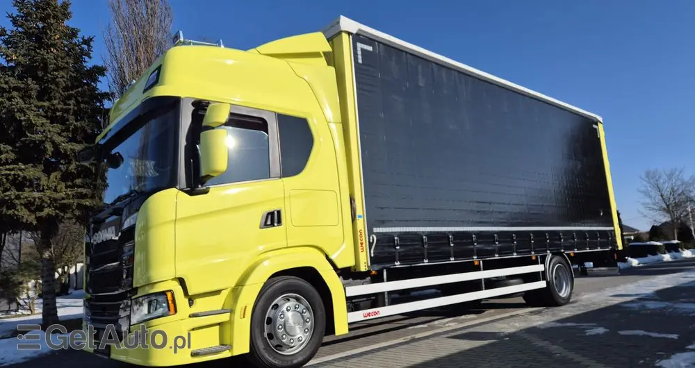 SCANIA SCANIA///G320///2021///RETARDER ///FIRANKA///VECON///18000KG/// DŁUGOŚĆ 8.10///20 EUROPALET// DACH PODNOSZONY///SKÓRY/// WAGA///FULL LED///KLIMA POSTOJOWA///BOGATA WERSJA///PERFEKCYJNY STAN 