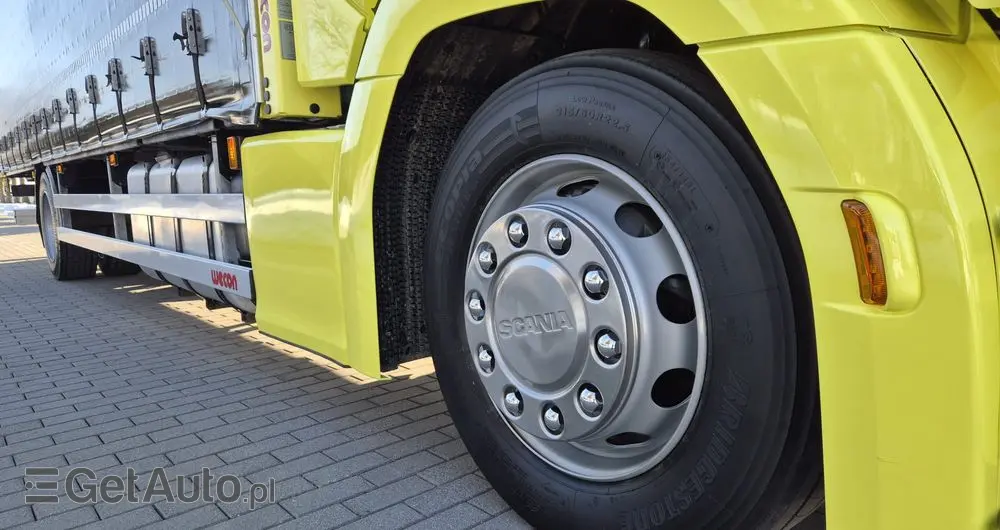 SCANIA SCANIA///G320///2021///RETARDER ///FIRANKA///VECON///18000KG/// DŁUGOŚĆ 8.10///20 EUROPALET// DACH PODNOSZONY///SKÓRY/// WAGA///FULL LED///KLIMA POSTOJOWA///BOGATA WERSJA///PERFEKCYJNY STAN 