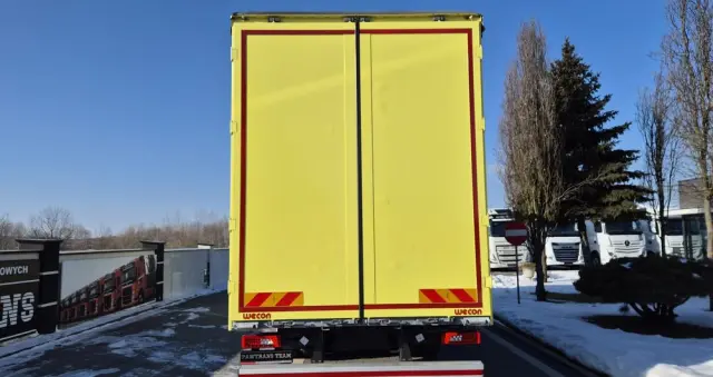 SCANIA SCANIA///G320///2021///RETARDER ///FIRANKA///VECON///18000KG/// DŁUGOŚĆ 8.10///20 EUROPALET// DACH PODNOSZONY///SKÓRY/// WAGA///FULL LED///KLIMA POSTOJOWA///BOGATA WERSJA///PERFEKCYJNY STAN 