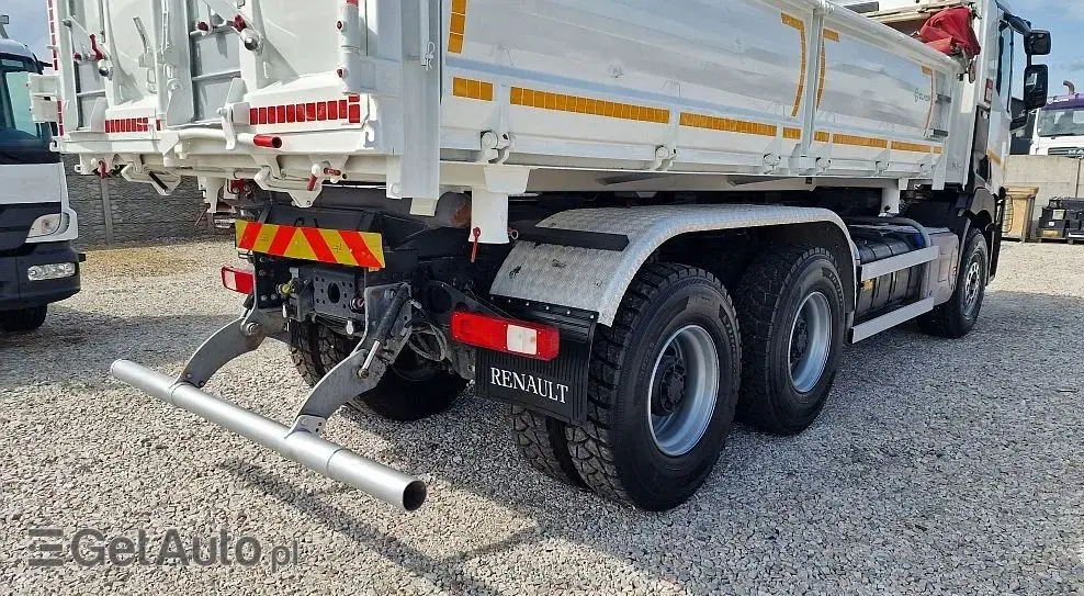 RENAULT C430 6x4 Wywrotka trzystronna Hydroburta, Jak Nowe 